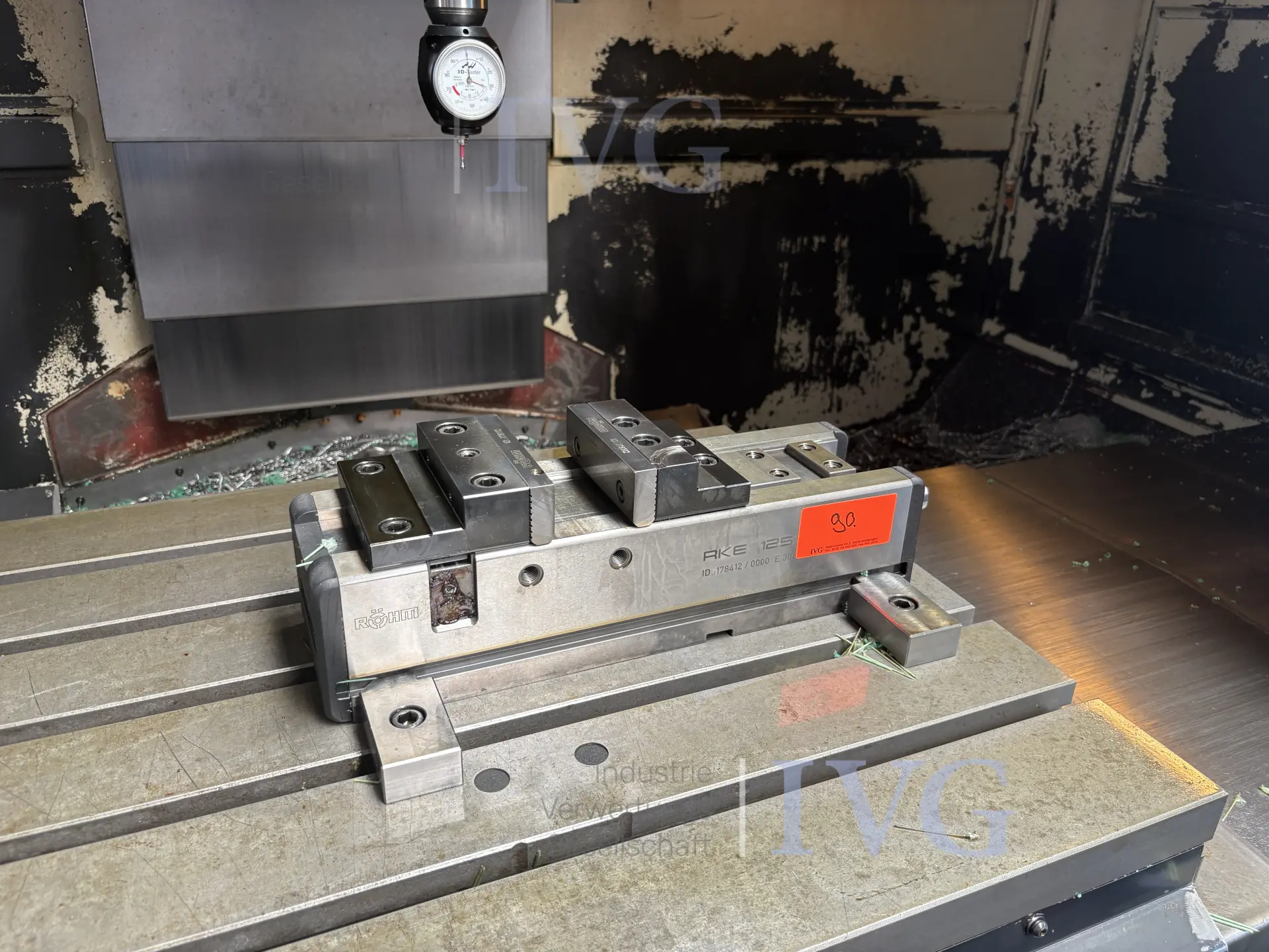 hydraulischer Maschinenschraubstock RÖHM NC-Compact-Spanner RKE-125L